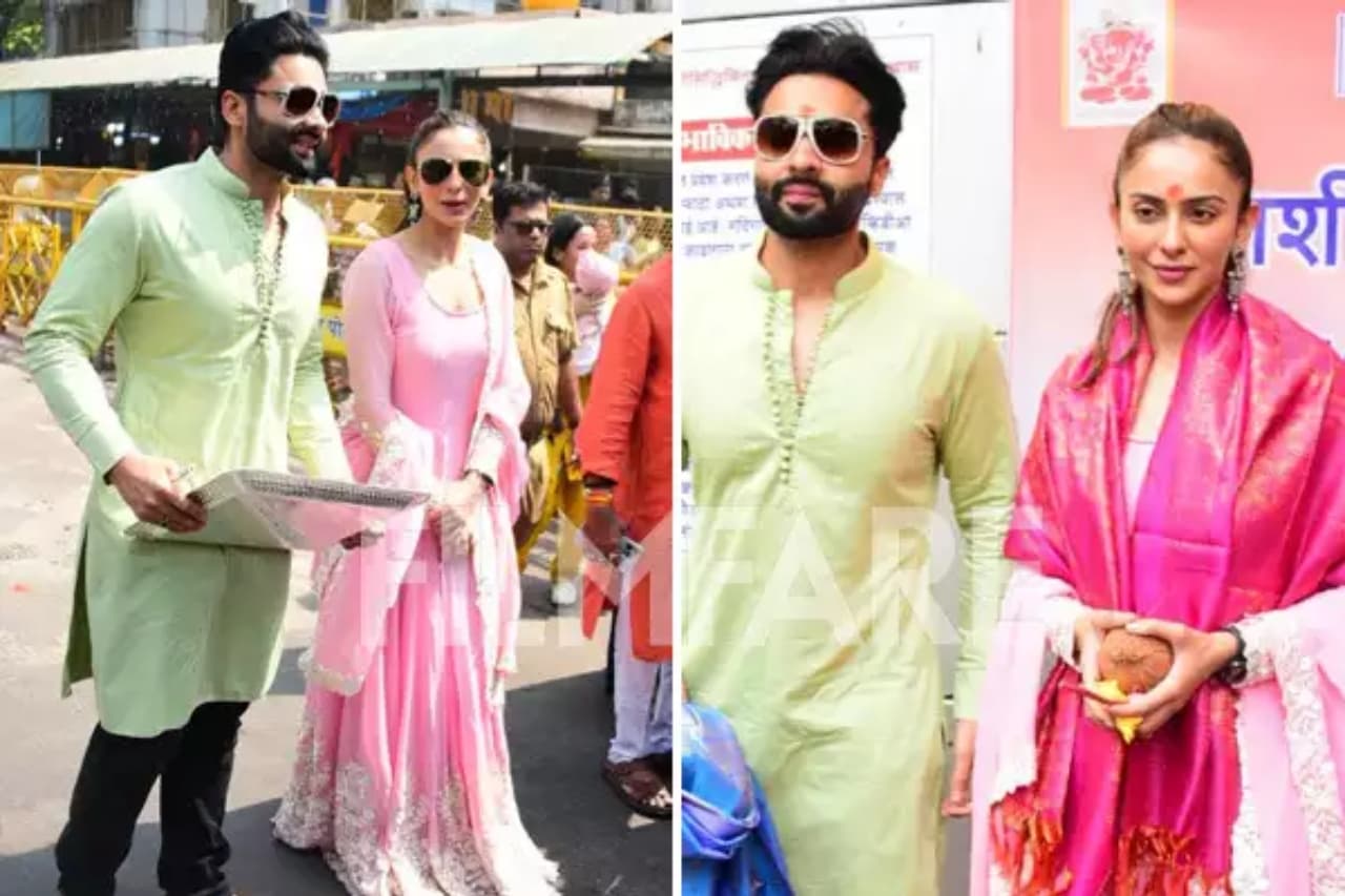 Rakul Preet Singh-Jackky Bhagnani Wedding: शादी से पहले सिद्धिविनायक मंदिर पहुंचे रकुल-जैकी, फैंस बोले- जोड़ी कमाल की…
