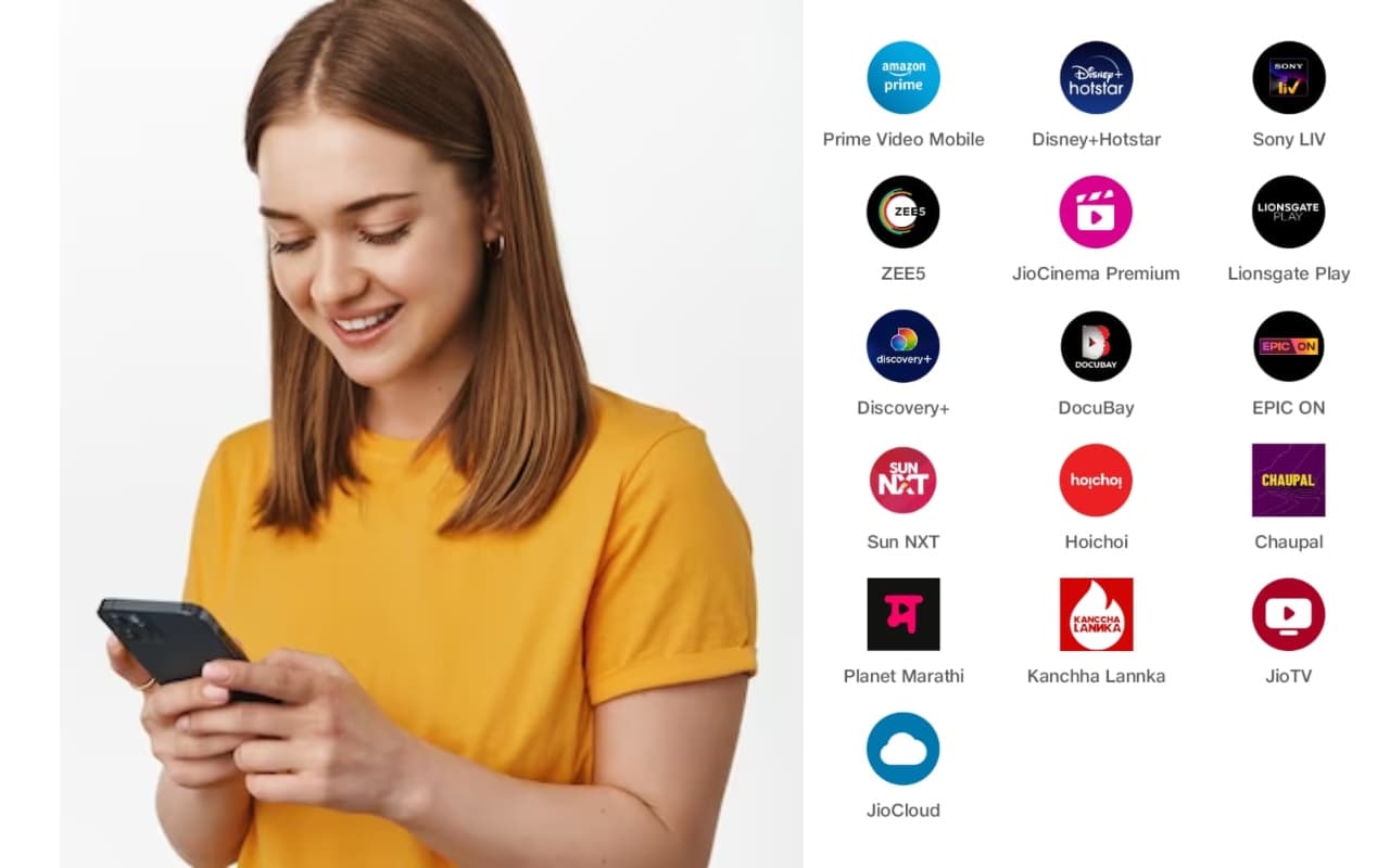 1198 में Jio का धाकड़ प्लान, अनलिमिटेड डेटा के साथ ओटीटी ऐप्स भी फ्री