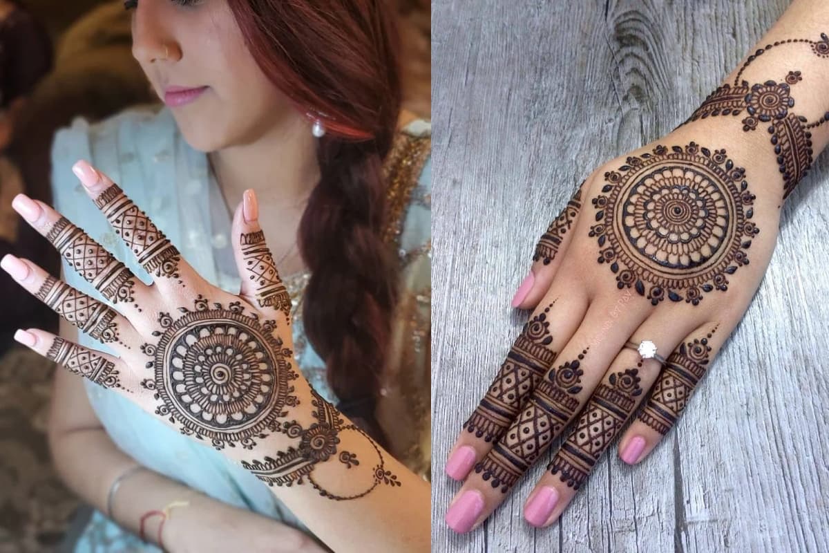 Raksha Bandhan Mehndi Design PHOTOS: रक्षाबंधन पर हाथों में लगाएं मेहंदी के लेटेस्ट डिजाइन