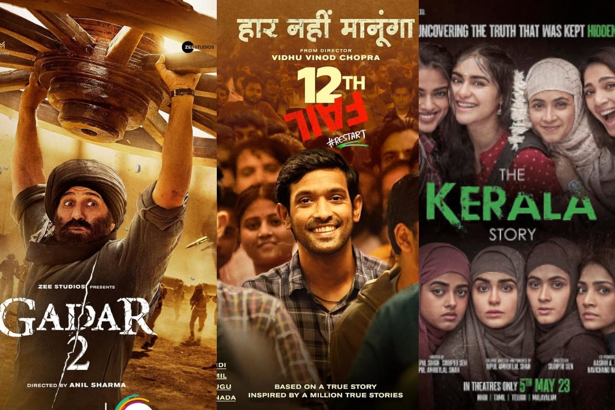 गदर 2-जवान से लेकर 12th फेल- द केरल स्टोरी तक, साल 2023 में इन फिल्मों ने बॉक्स ऑफिस पर मचाया तहलका