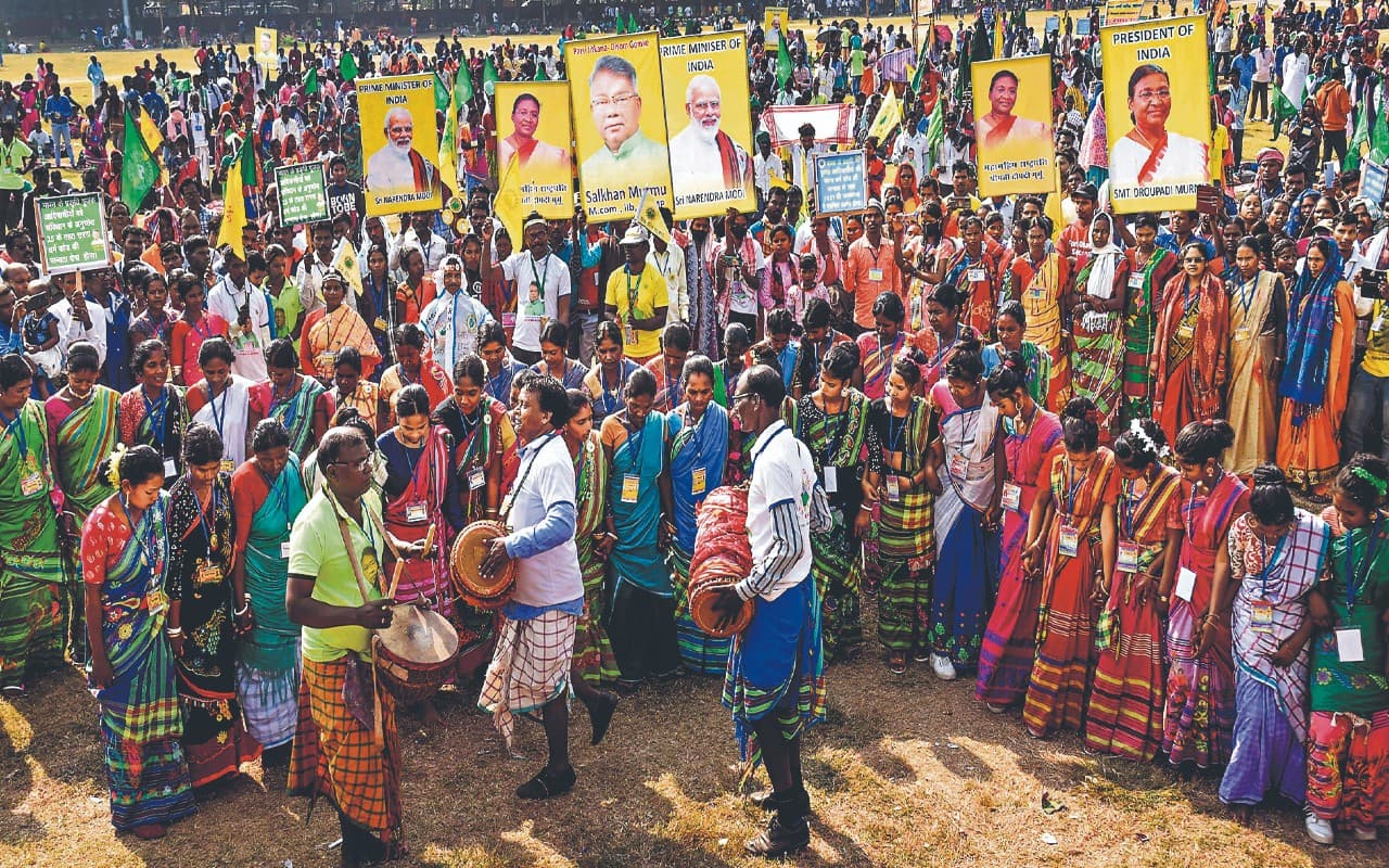 दुमका : सरना धर्म कोड को लेकर 30 को रेल व सड़क जाम करने का ऐलान