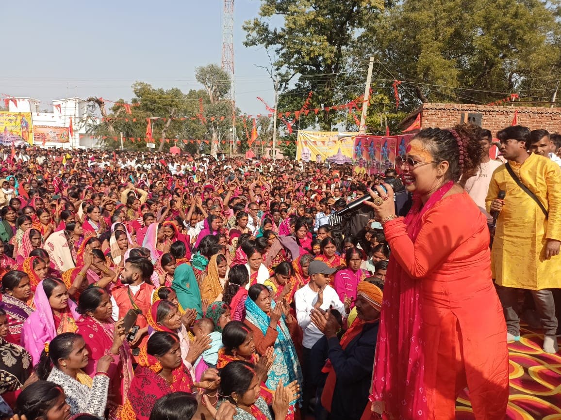 पांकी में विधायक के नेतृत्व में निकली रामलला की भव्य शोभा यात्रा, राम भक्तों की उमड़ी भीड़