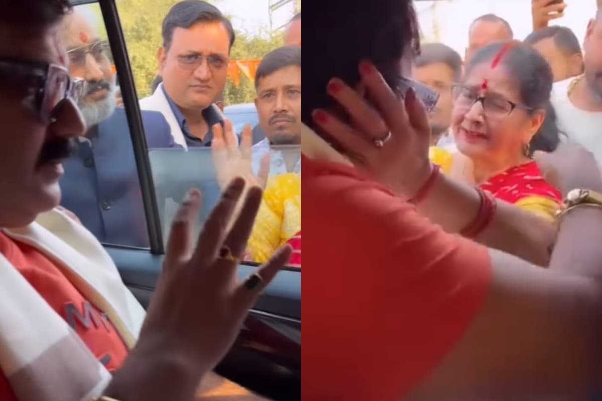 झारखंड: अमृत के बूंद केहू कतनो पियाई...जब भोजपुरी सुपरस्टार पवन सिंह को एक महिला मां की तरह दुलारने लगी