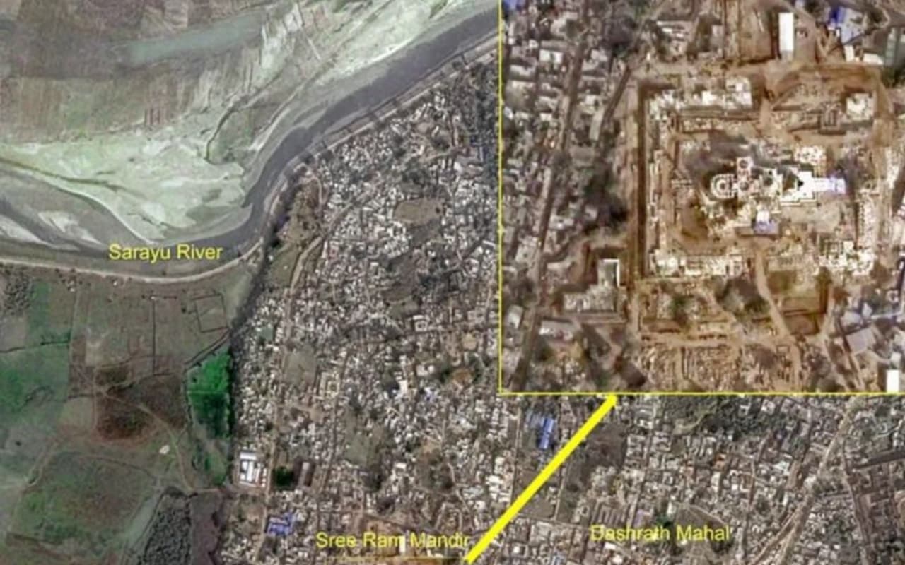 Ayodhya Ram Mandir: इसरो ने जारी की राम मंदिर की पहली तस्वीर, सब कुछ दिख रहा साफ