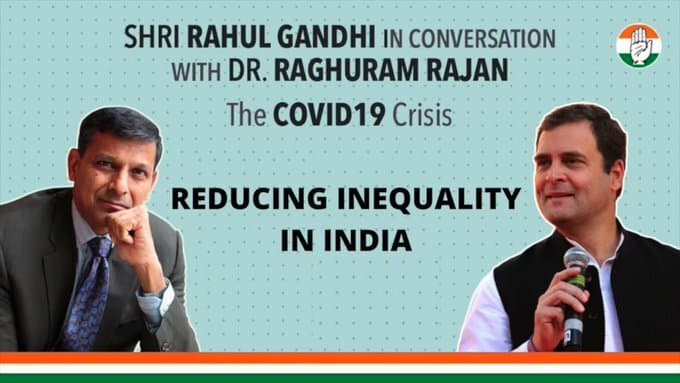 मध्य वर्ग और निम्न मध्य वर्ग के लिए कोरोना सबसे बड़ा संकट, राहुल गांधी से बोले रघुराम राजन
