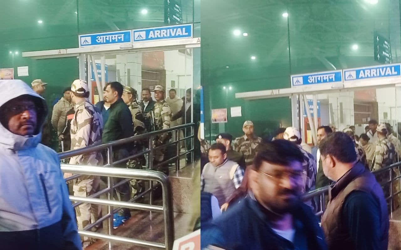 झारखंड: खराब मौसम के कारण सत्तापक्ष के विधायक नहीं जा सके हैदराबाद, रांची एयरपोर्ट पर बोले-बनेगी हमारी सरकार