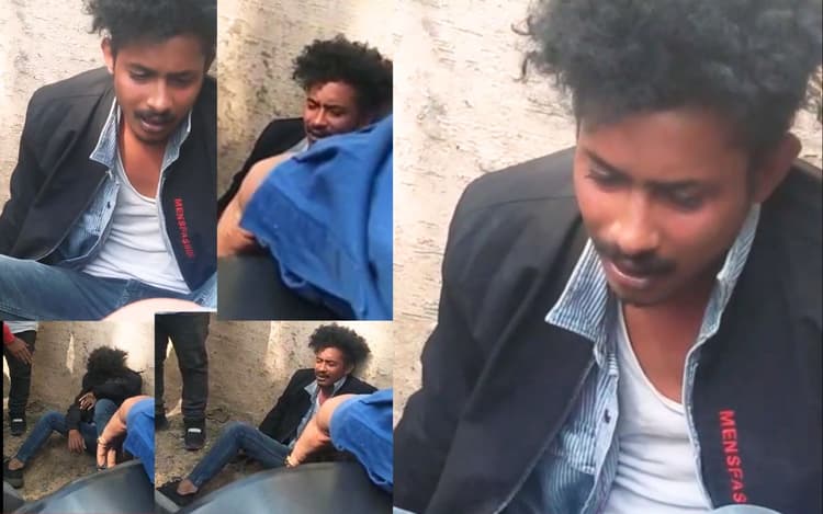 रांची के हरिहर सिंह रोड में मोबाइल छिनतई करते पकड़ाया, लोगों ने जमकर की धुनाई, देखें VIDEO