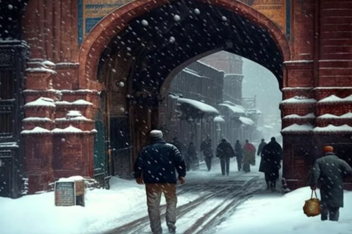 Snowfall In Lucknow: लखनऊ में हो रही बर्फबारी! AI ने बनाई शानदार तस्वीरें, आपने देखा क्या