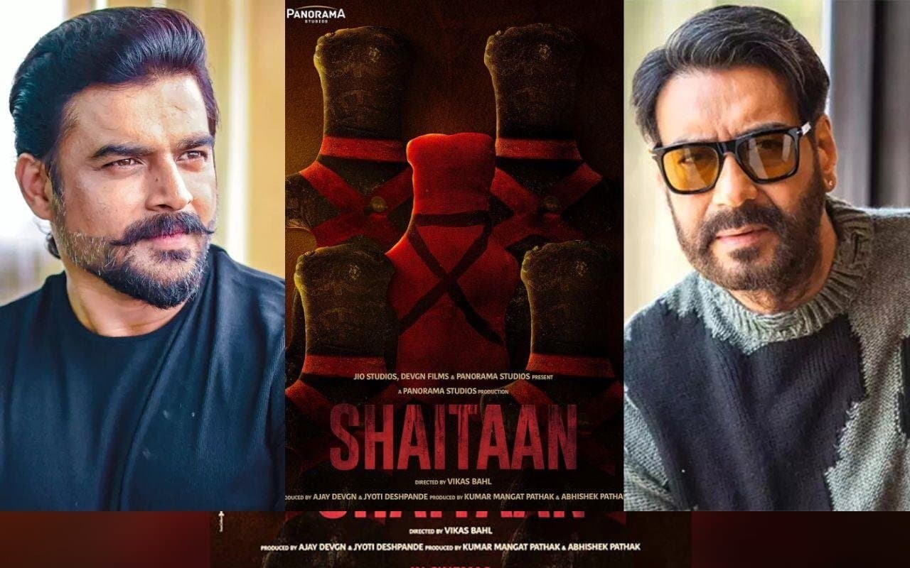Shaitaan Teaser: रोंगटे खड़े कर देगी अजय देवगन की हॉरर-थ्रिलर फिल्म, आर माधवन खौफनाक हंसी ने मचाई हलचल