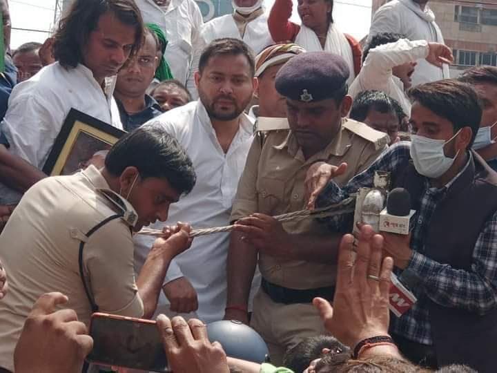 Bihar Assembly Protest: RJD कार्यकर्ताओं पर लाठीचार्ज के बाद तेजस्वी ने नीतीश सरकार को दी चुनौती, कहा- चलाओ गोली ….