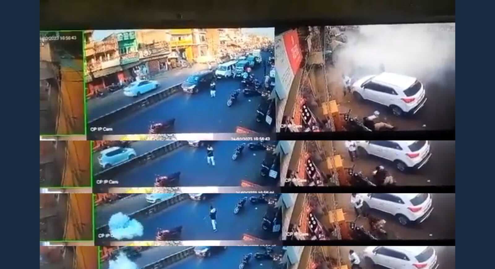 प्रयागराज: राजू पाल हत्याकांड के मुख्य गवाह उमेश पाल की हत्या, हमले का CCTV फुटेज, 7 हिरासत में