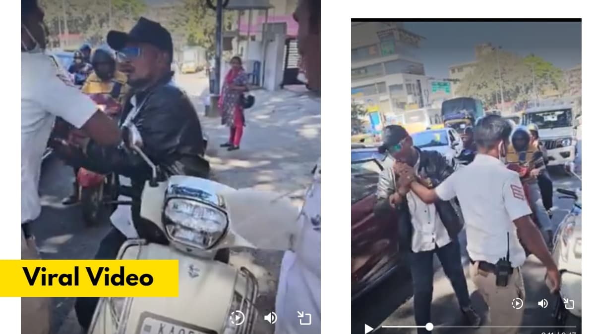 VIRAL: बिना हेलमेट चला रहा था बाइक, पकड़े जाने पर दांतों से काट डाली पुलिसवाले की उंगली