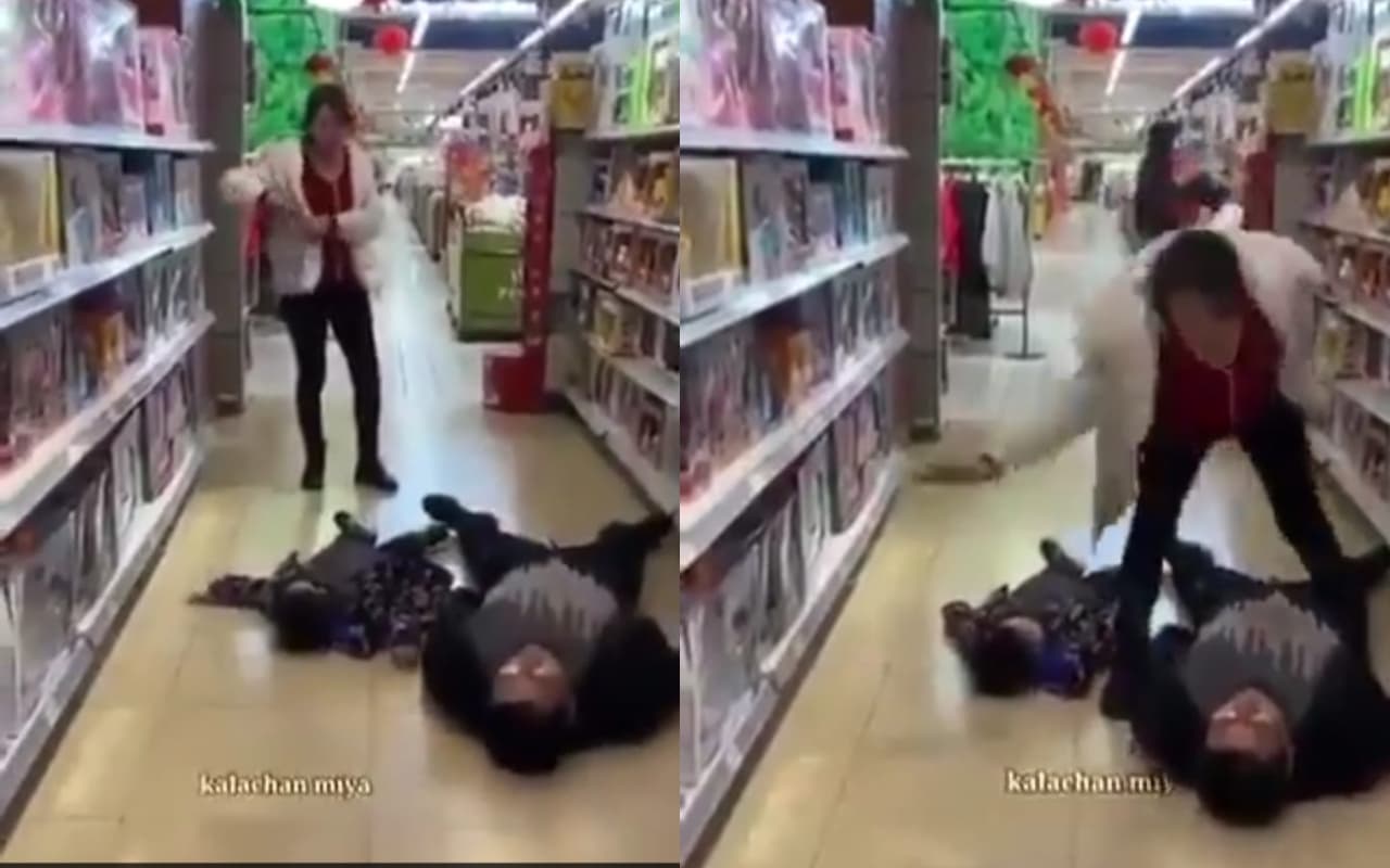 VIRAL VIDEO: नखरेबाज बच्चे को मां ने बीच बाजार में कुछ ऐसे सिखाया सबक, हंसते-हंसते पेट में हो जाएगा दर्द