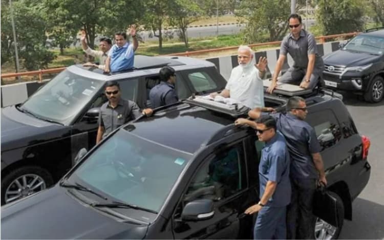 PM Modi के काफिले से 3 बख्तरबंद गाड़ियां आउट, जानें क्या है वजह?