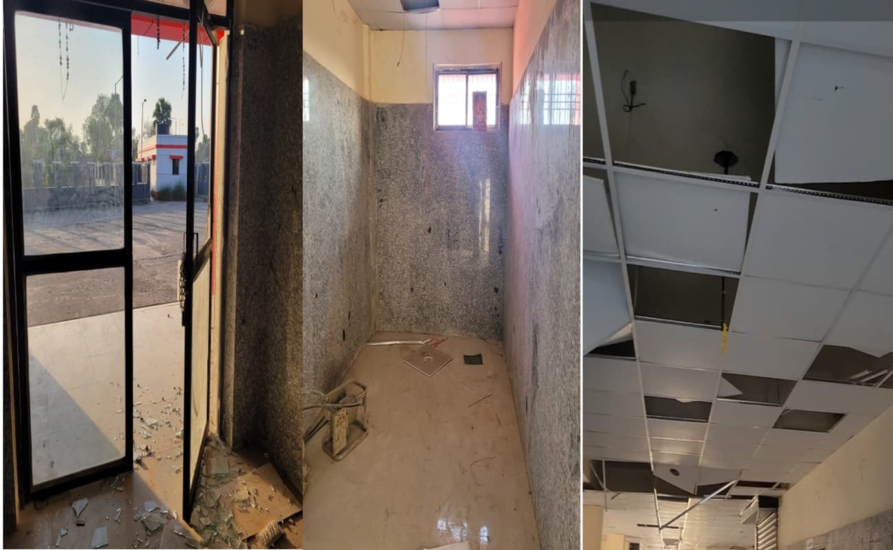 गया में उद्घाटन से पहले ही नवनिर्मित बस स्टैंड की दुर्दशा, कई पंखे गायब, फॉल्स सीलिंग व गेट भी टूटे