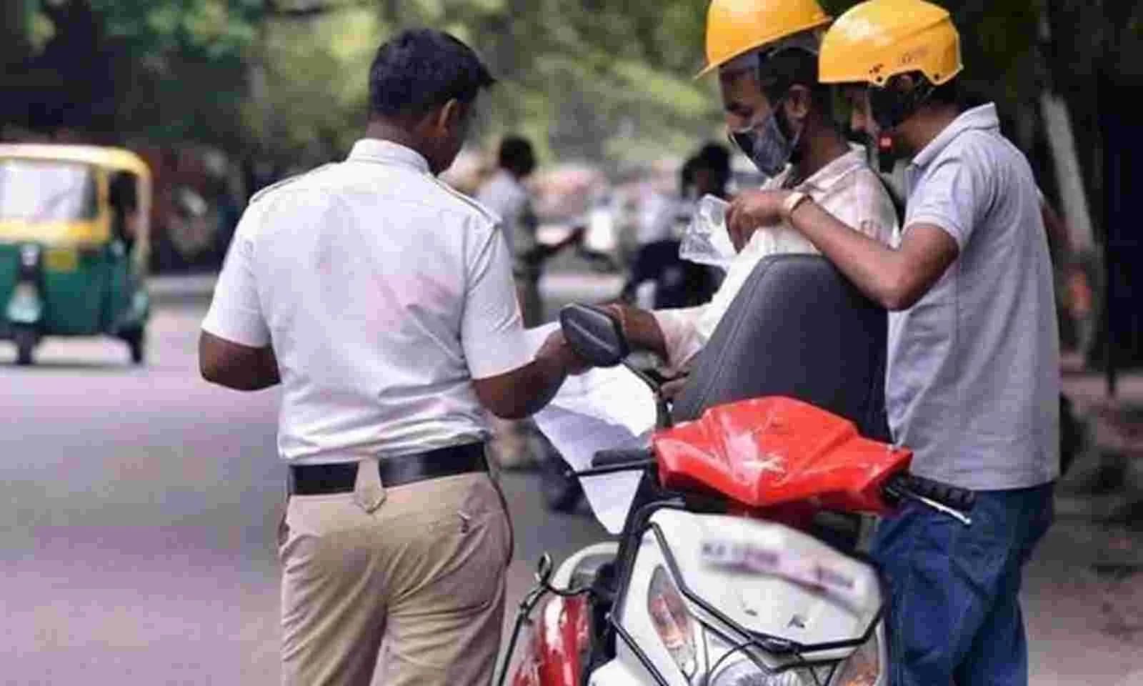 traffic challan traffic challan