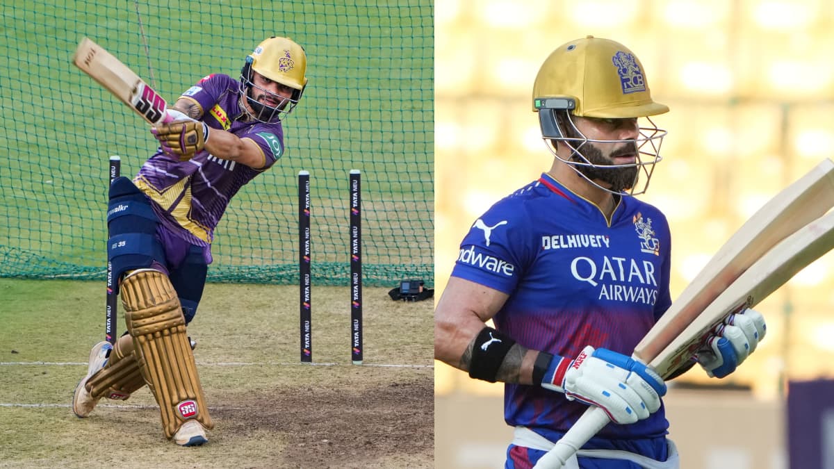 RCB Vs KKR : बरसेंगे रन या उड़ेगी गिल्लियां, जानें कैसा है बेंगलुरू का पिच, देखें संभावित Playing-11