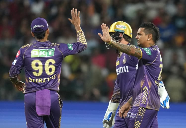 IPL 2024: सुनील नारायण के तूफान में उड़ा आरसीबी, विराट की पारी बेकार, देखें तस्वीरें