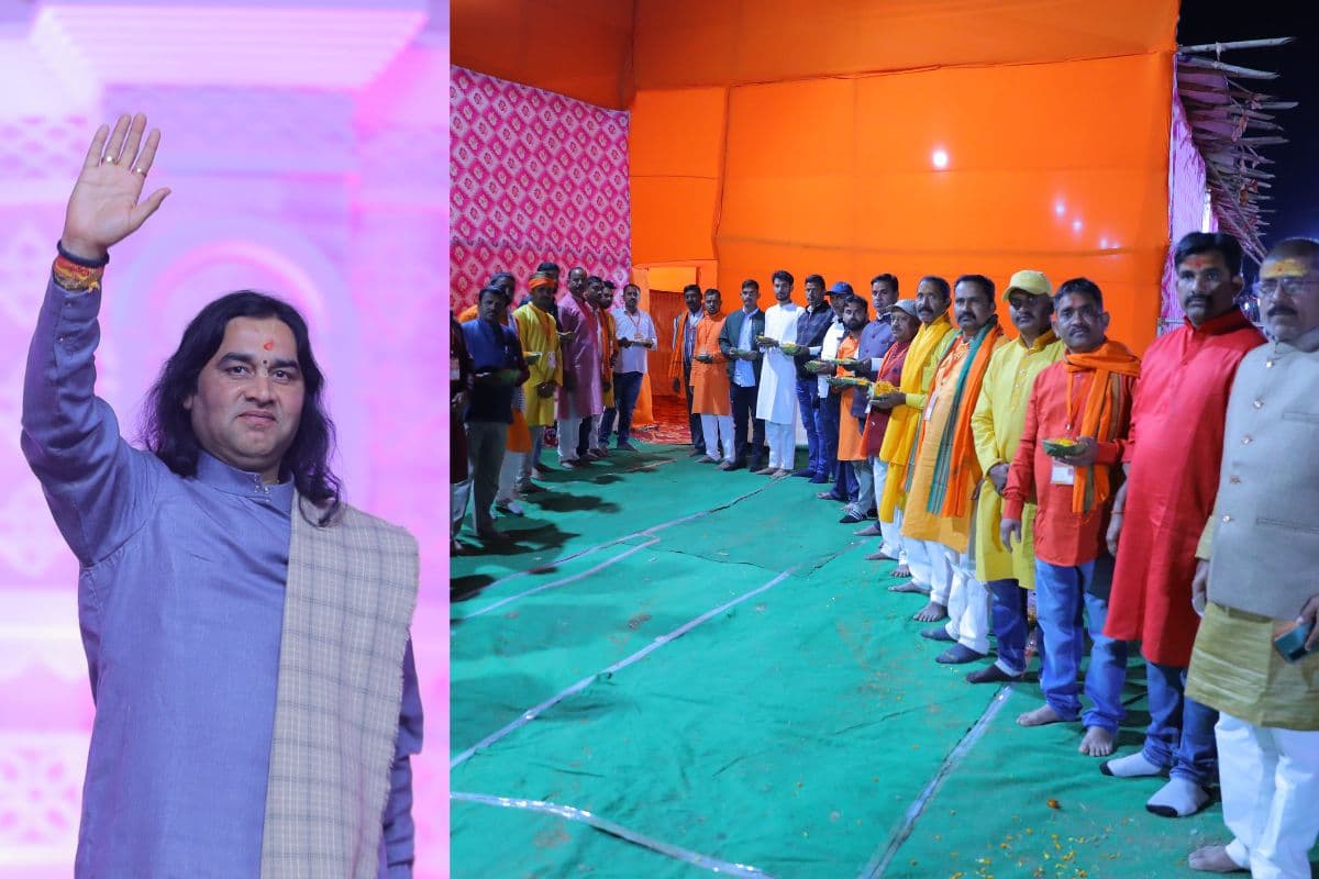 मांस, मदिरा व पश्चिमी सभ्यता का करें त्याग, झारखंड के गिरिडीह में बोले कथा वाचक देवकीनंदन ठाकुर