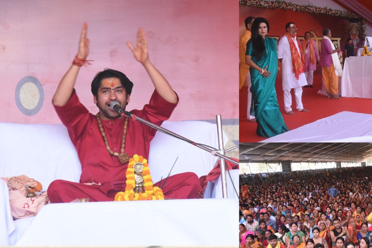 देवघर संत सम्मेलन में बोले धीरेंद्र कृष्ण शास्त्री, झारखंड में भी सनातन का लहराएगा परचम