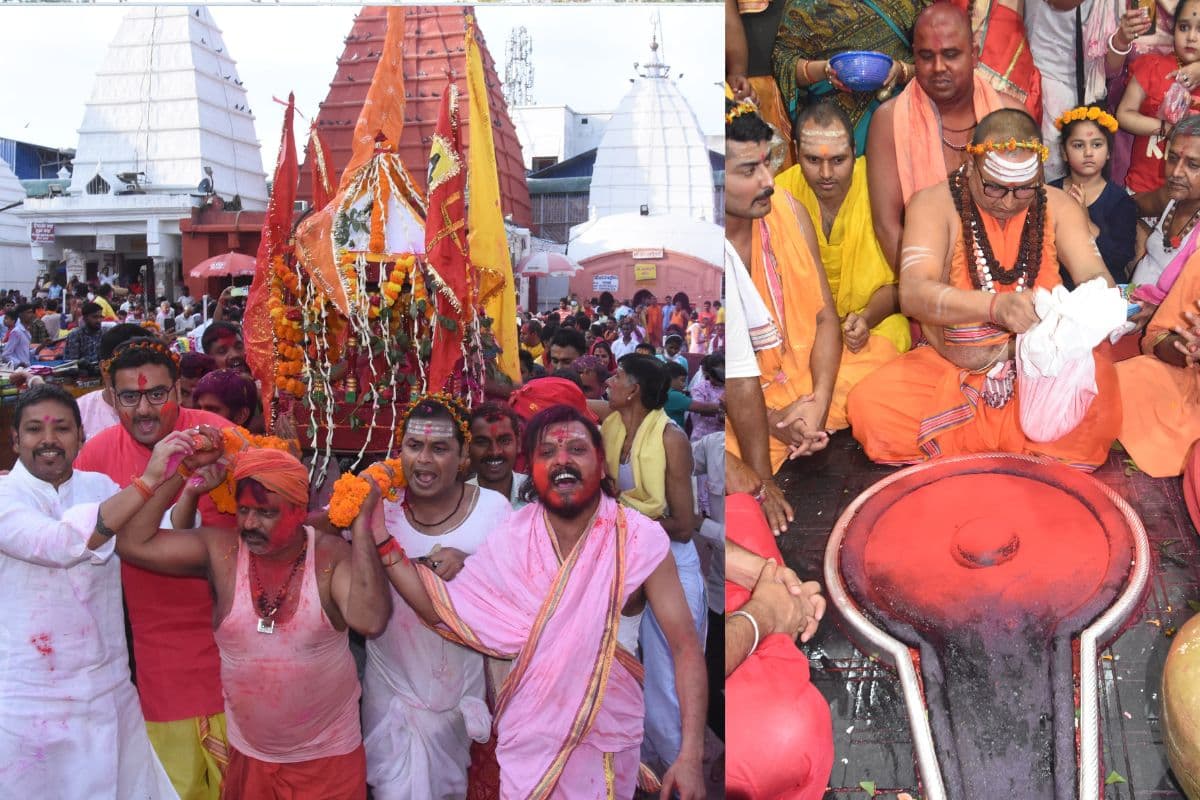 Holi 2024: देवघर में बाबा भोलेनाथ पर गुलाल चढ़ाने के साथ होली शुरू, शोभायात्रा के साथ निकली डोली