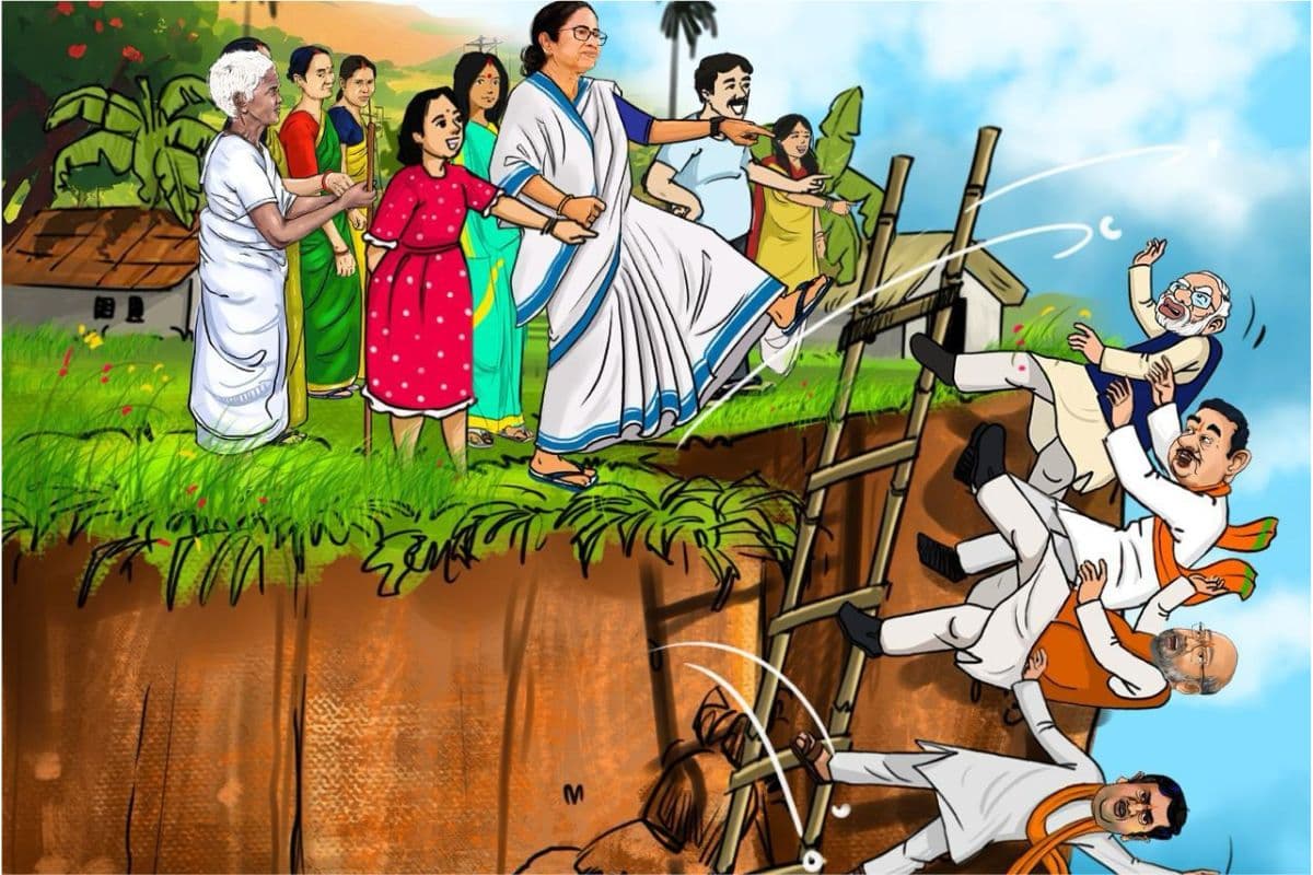 WB News : तृणमूल की ओर से शेयर किये गये कार्टून को लेकर मचा बवाल