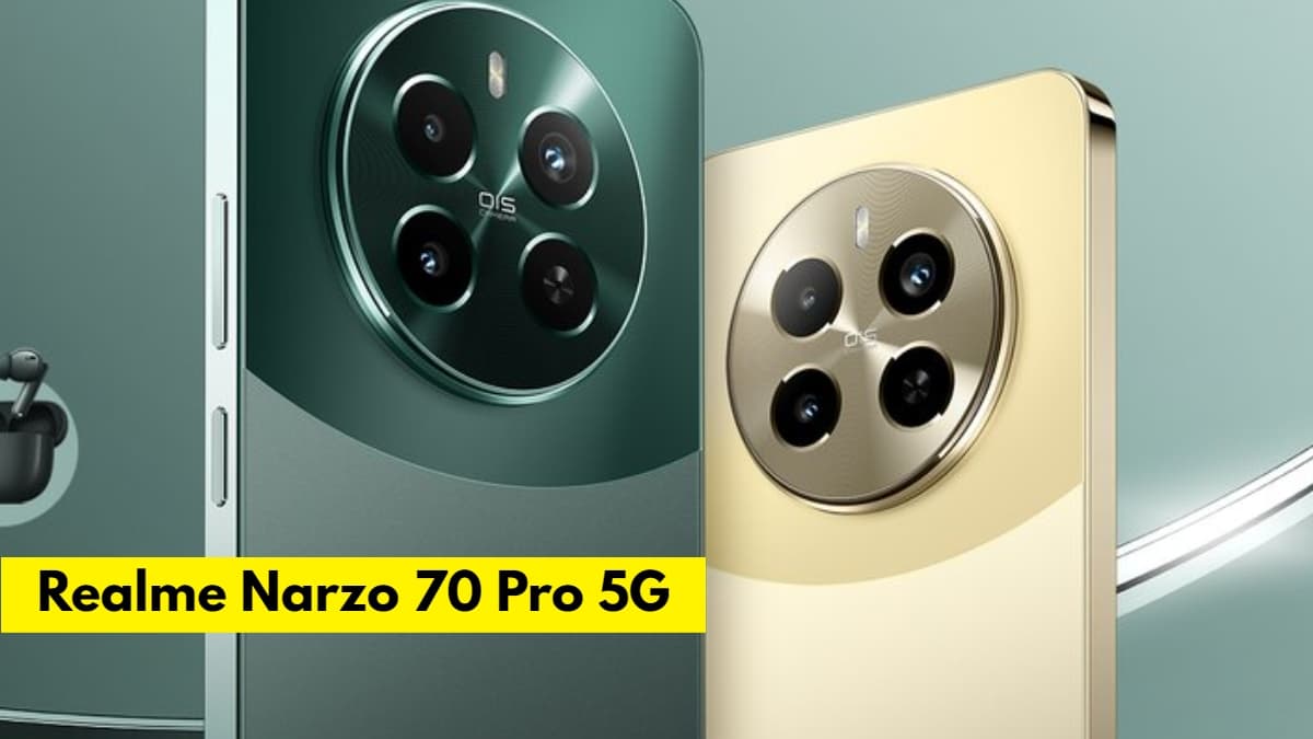 एयर जेस्चर सेंसर के साथ Realme Narzo 70 Pro 5G स्मार्टफोन की धमाकेदार एंट्री, सिर्फ इतनी कीमत पर मिल रही फोन एयर जेस्चर सेंसर के साथ Realme Narzo 70 Pro 5G स्मार्टफोन की धमाकेदार एंट्री, सिर्फ इतनी कीमत पर मिल रही फोन