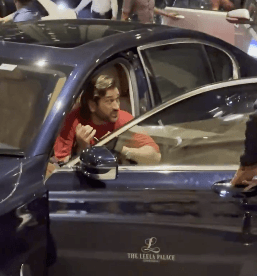 IPL 2024: 'The Leela Palace' पहुंचे एमएस धोनी, होटल के बाहर आए नजर