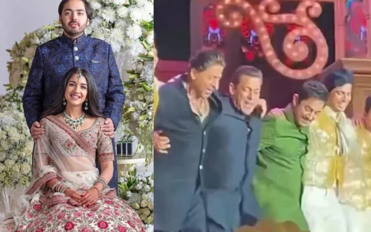 Anant and Radhika Pre-Wedding: प्री-वेडिंग फंक्शन में झूमा बॉलीवुड, आमिर, शाहरुख-सलमान ने किया डांस, किंग खान बोले-जय श्री राम, VIDEO