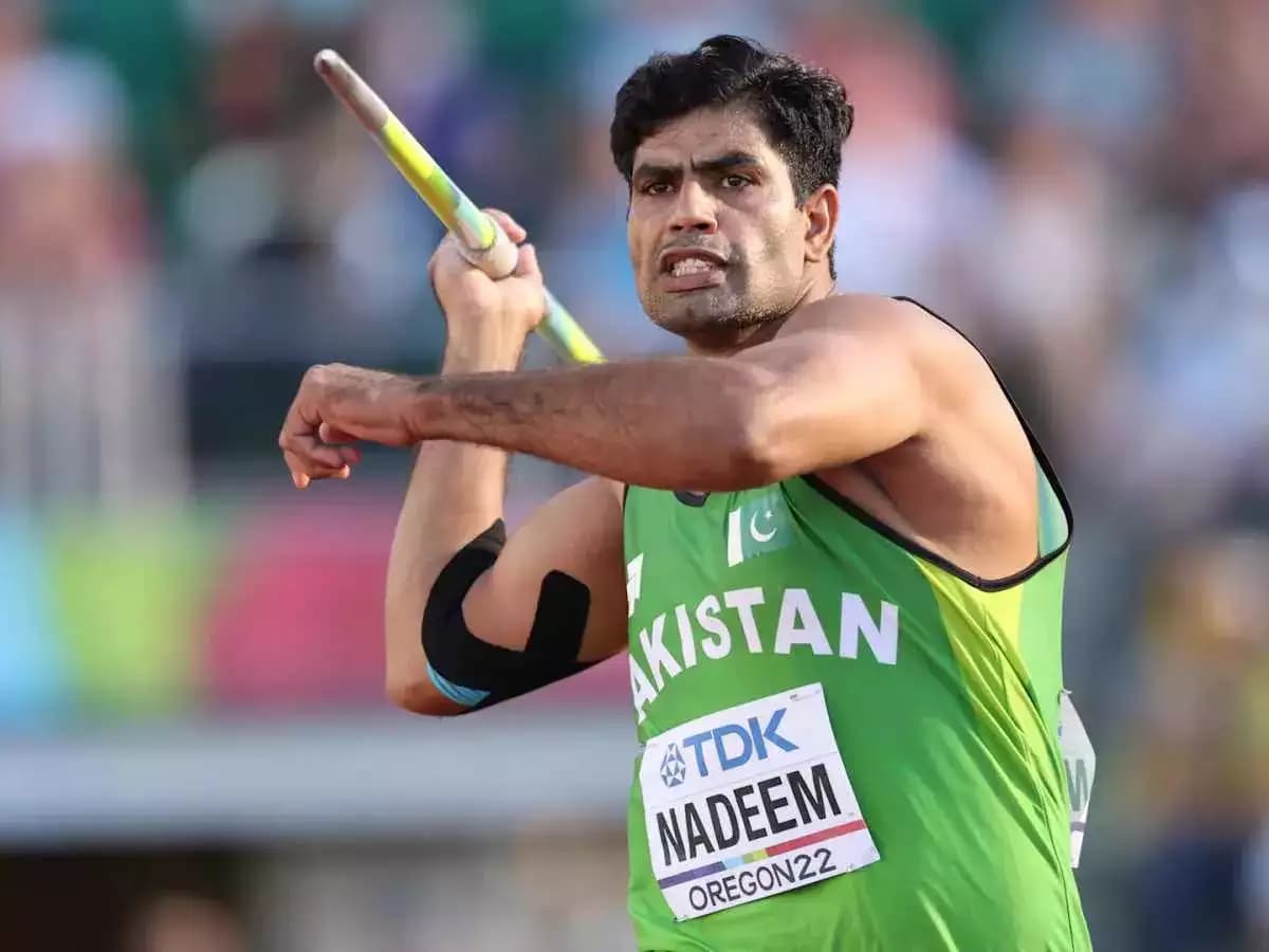 Arshad Nadeem ends nation's 32-year wait for an Olympic medal. Arshad Nadeem ends nation's 32-year wait for an Olympic medal.