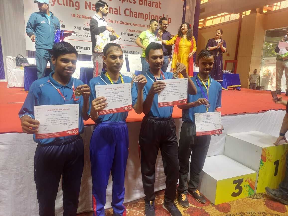 नेशनल स्पेशल ओलिंपिक साइकिलिंग में झारखंड को आठ पदक