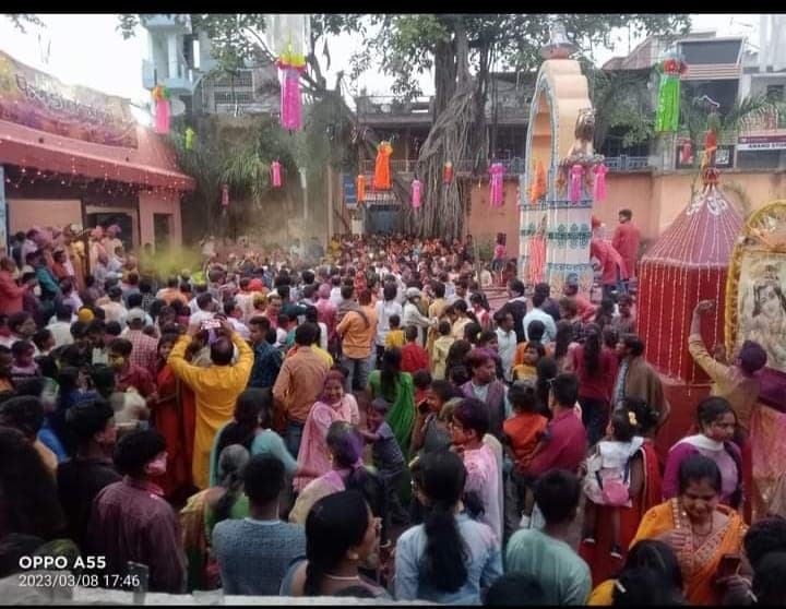 चुटिया श्रीराम मंदिर में 340 वर्ष पुरानी है होली मनाने की परंपरा