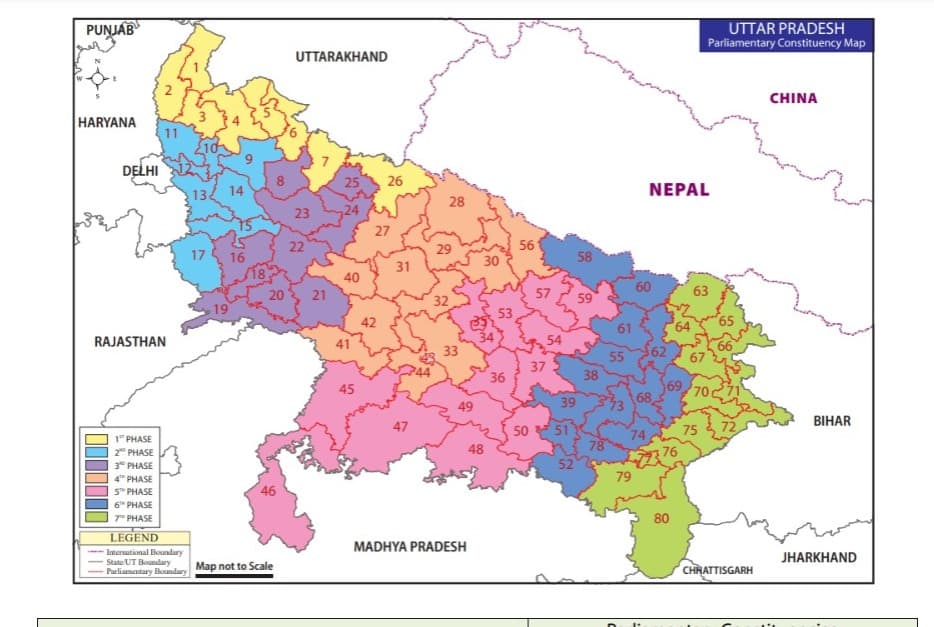 Lok Sabha Election 2024: यूपी में 80 सीटों पर कब होगा मतदान, कब जारी होगी अधिसूचना, जानें एक क्लिक से