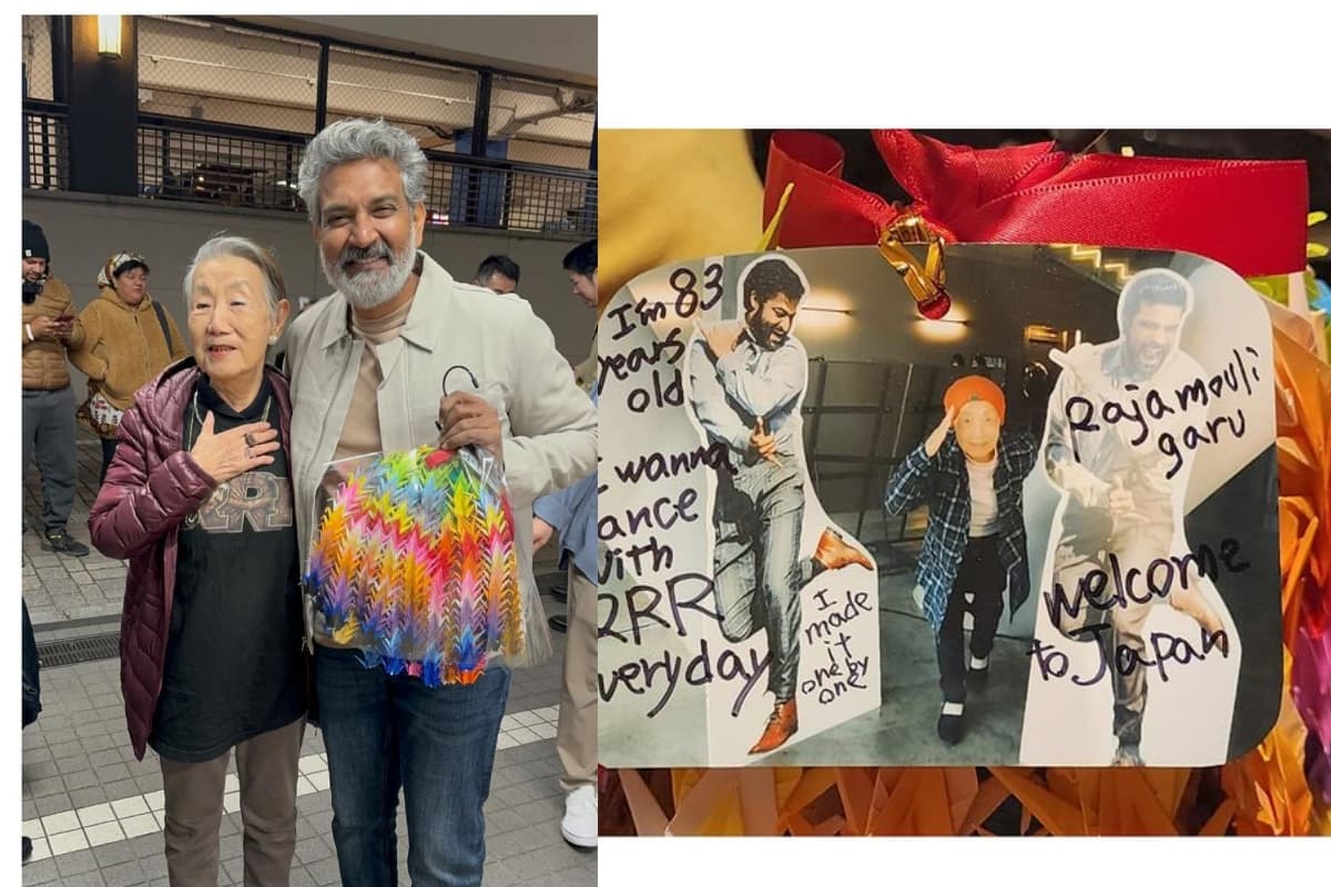 जापान में RRR की स्पेशल स्क्रीनिंग में SS राजामौली को फैन से मिला ये स्पेशल गिफ्ट