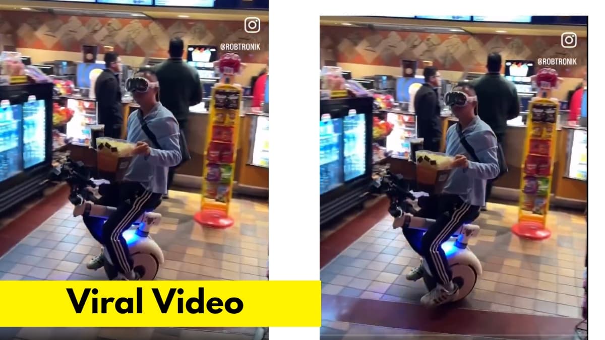 Viral Video: VR हेडसेट पहनकर इलेक्ट्रिक वाहन चलाने पर आनंद महिंद्रा ने किया ट्विट, पोस्ट हुआ वायरल