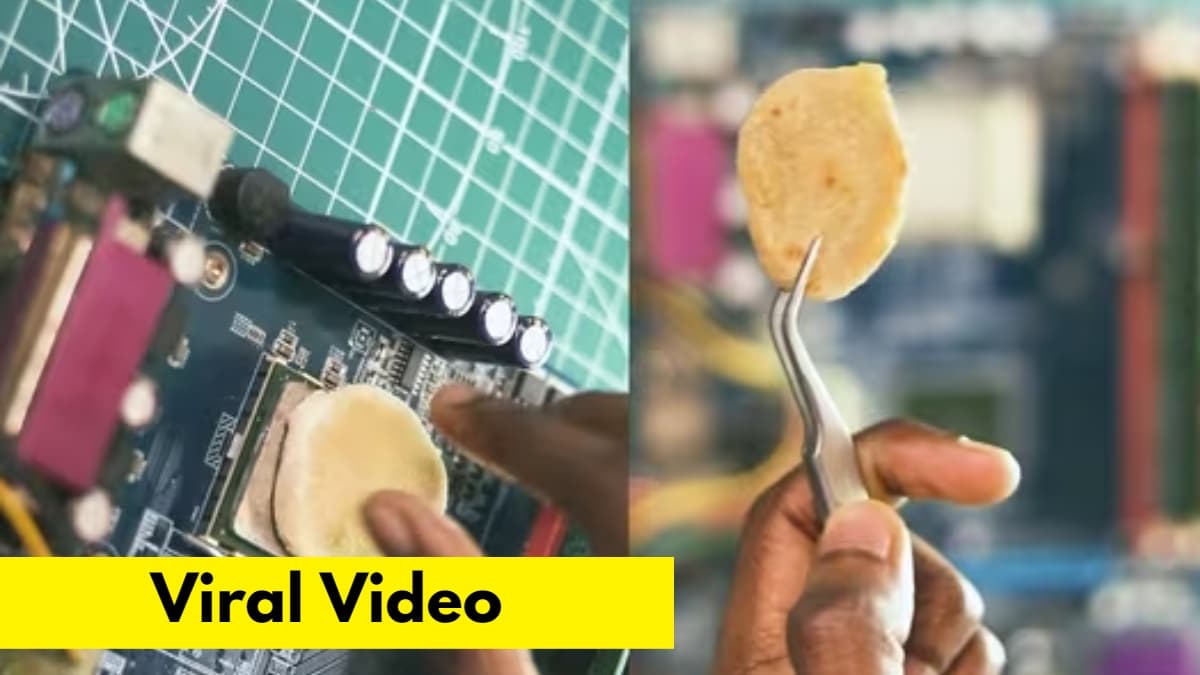 Viral Video: शख्स ने CPU पर बनाया आलू पराठा, स्विगी इंडिया ने किया ये कॉमेंट