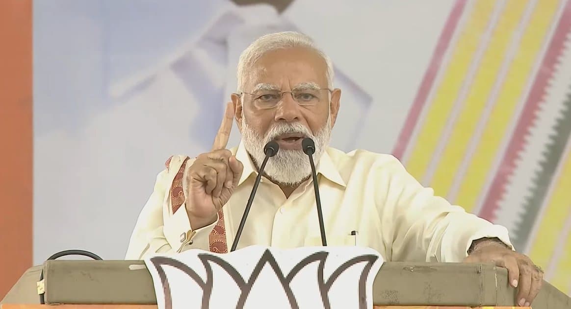 PM Modi ने वेल्लोर की चुनावी जनसभा में कहा डीएमके का भ्रष्टाचार पर काॅपीराइट