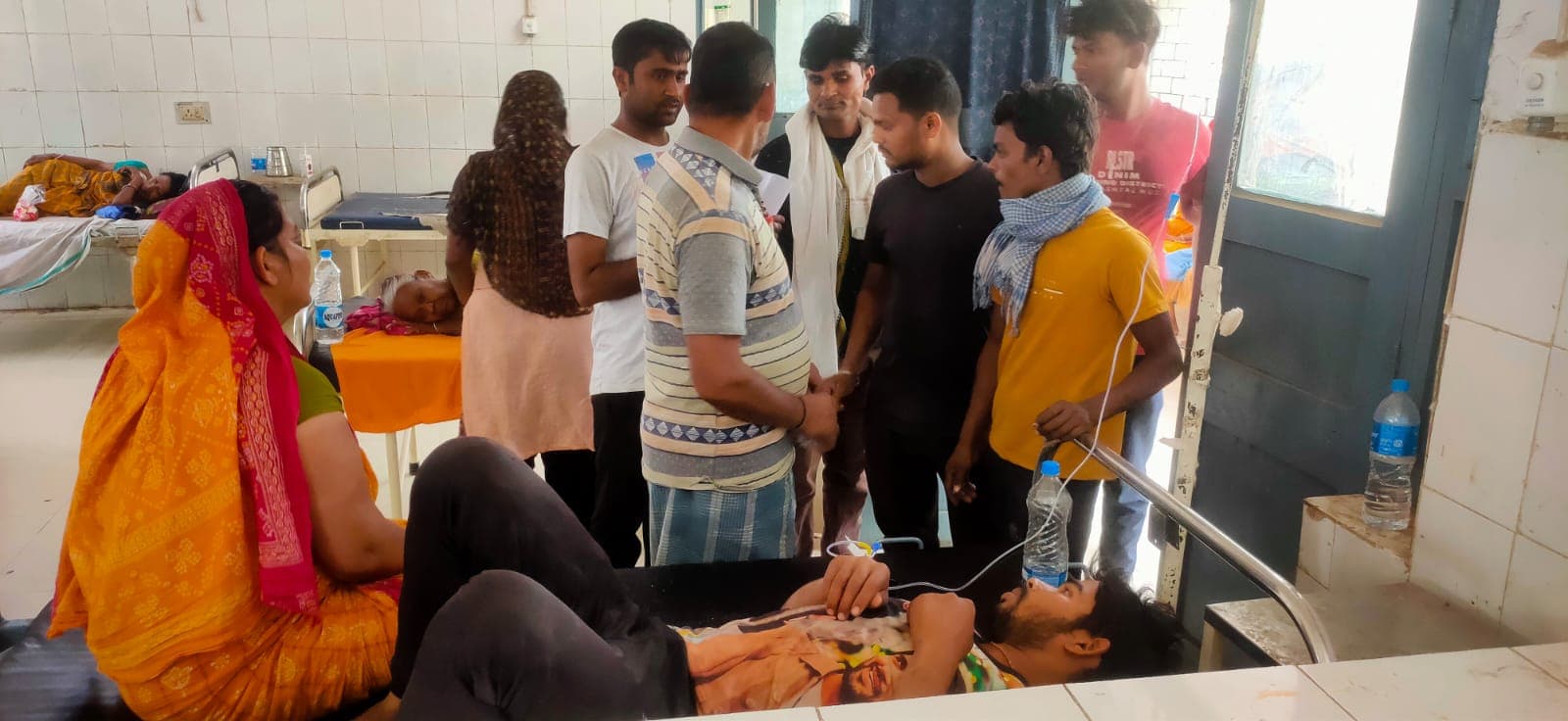 साहिबगंज में डीबीएल के पुल निर्माण साइट पर हादसा, एक मजदूर की मौत, 2 घायल