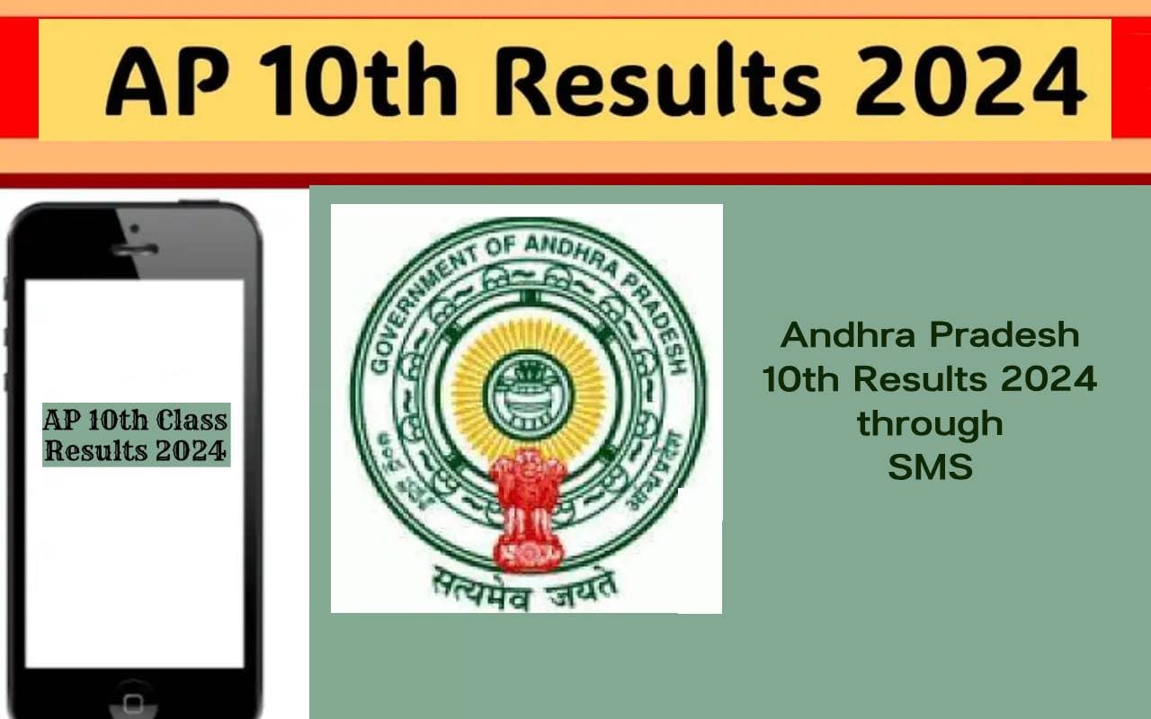 AP 10th Results 2024 through sms