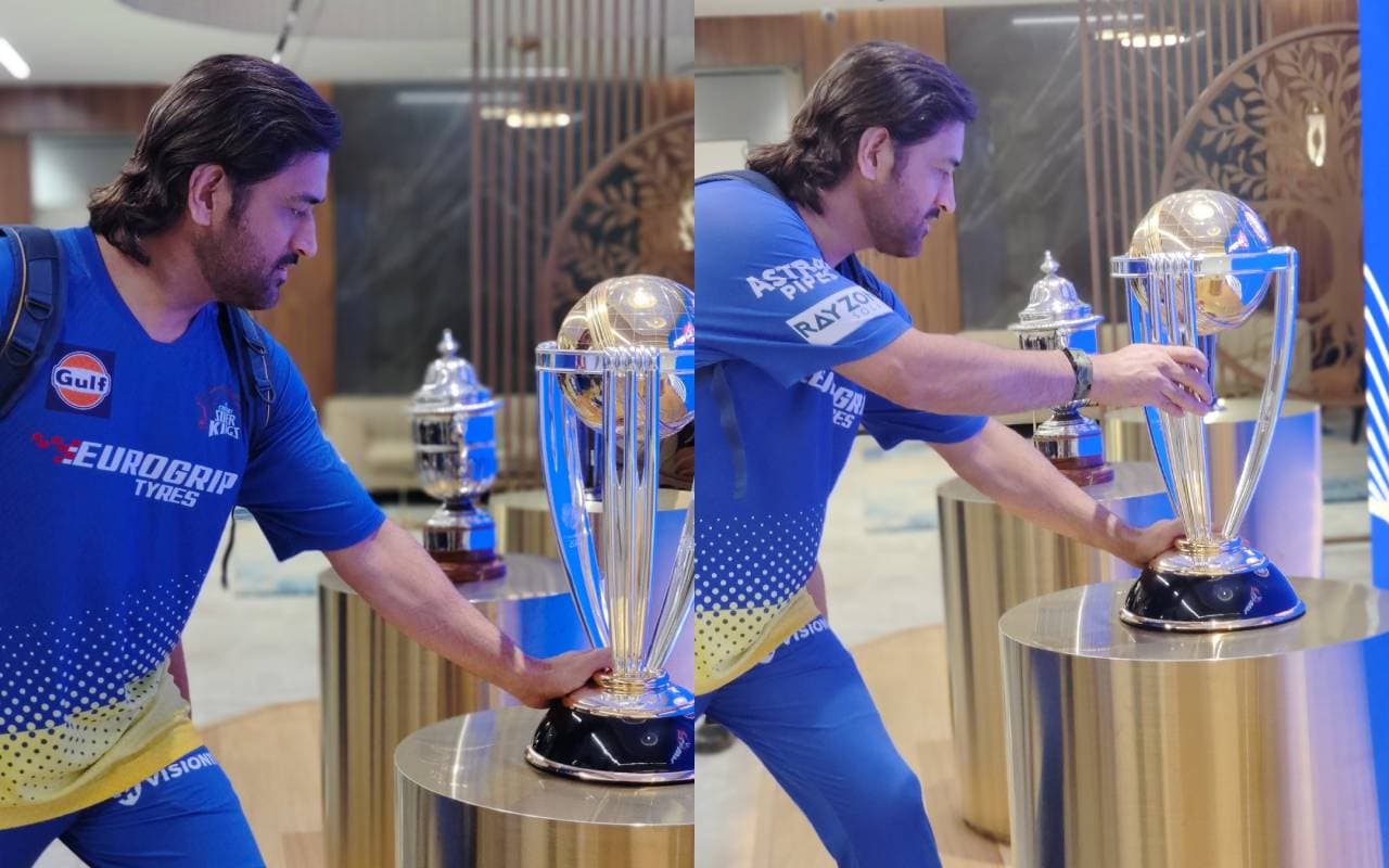 Photo Of The Year: वर्ल्ड कप ट्रॉफी के साथ नजर आए MS Dhoni, फैंस का रिएक्शन वायरल