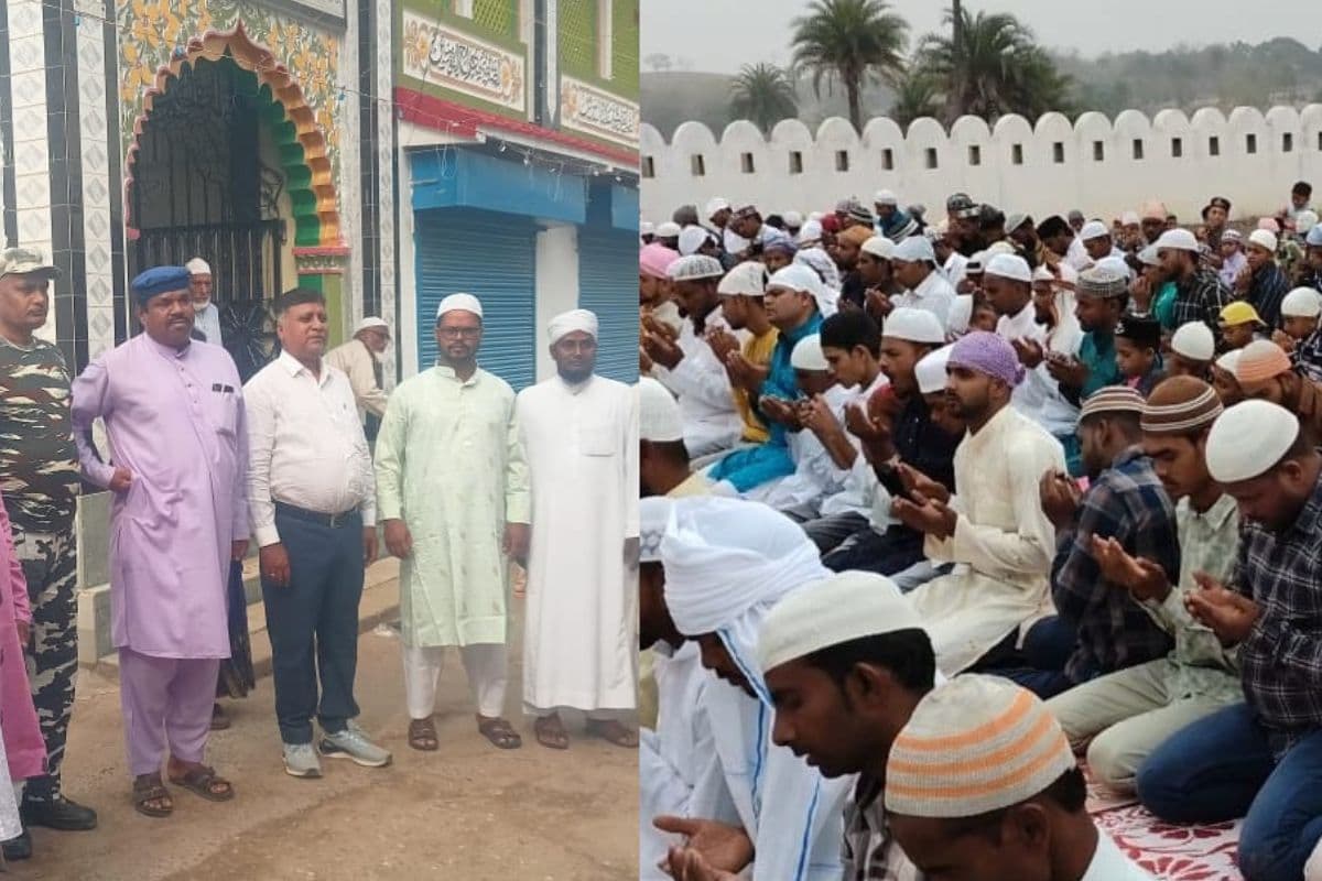 गिरिडीह में दिखा ईद का उल्लास, अकीदतमंदों ने ईदगाह व मस्जिदों में नमाज अदा कर दी बधाई