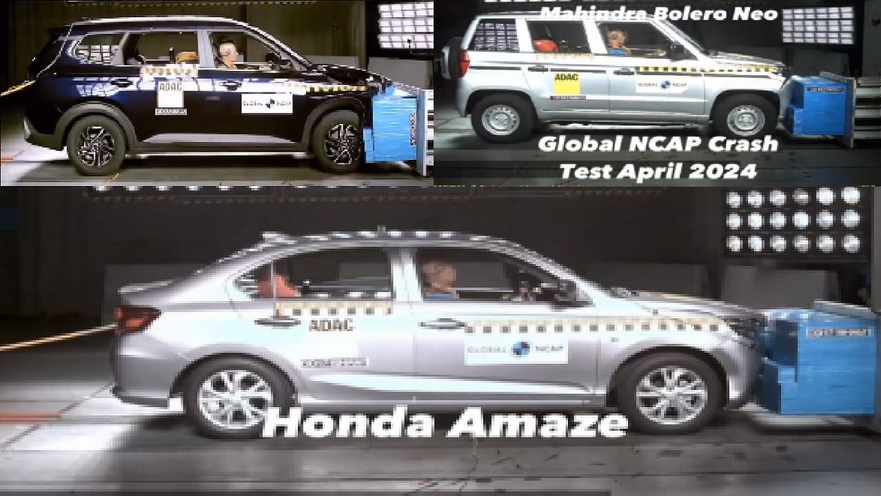 क्रैश टेस्ट में Kia की इस कार ने मारी बाजी, होंडा अमेज और महिंद्रा बोलेरो नियो का प्रदर्शन खराब