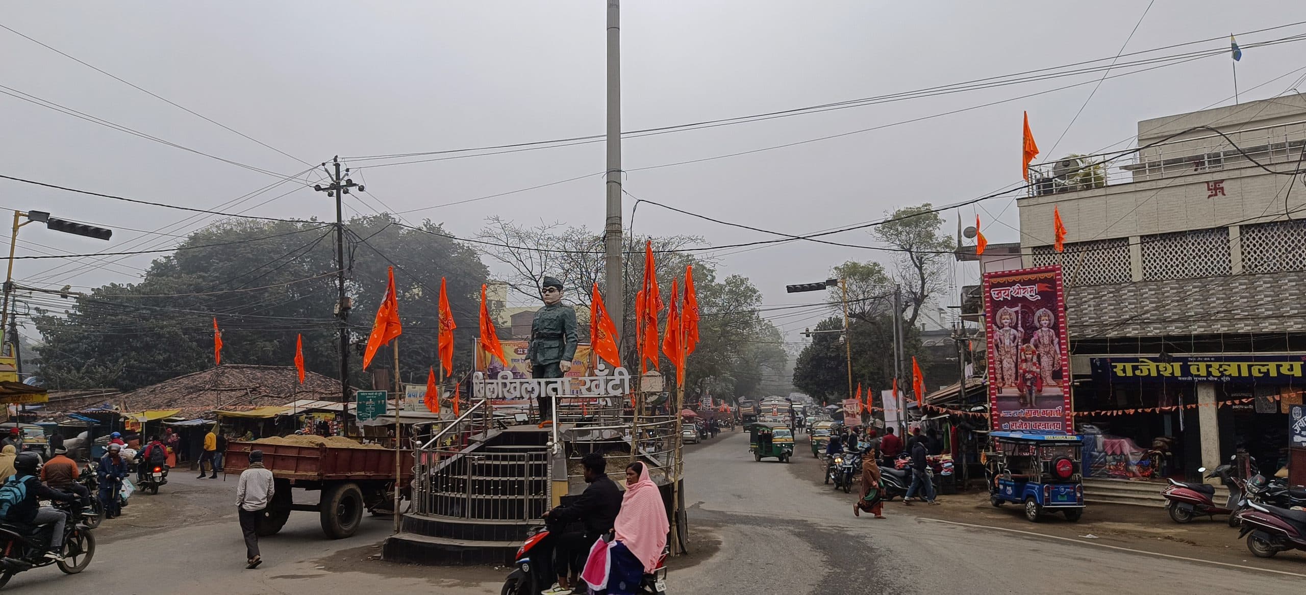 दिउड़ी मंदिर में पूजा-अर्चना शुरू, सुरक्षा बल तैनात