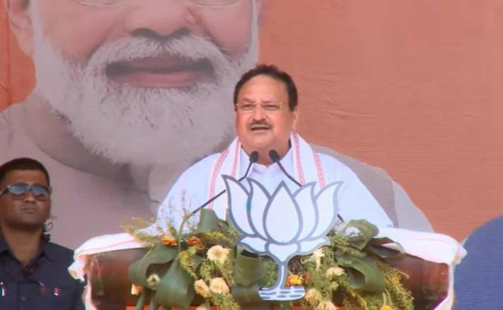 ‘घमंडिया गठबंधन में आधे नेता बेल पर तो आधे जेल में..’ जेपी नड्डा भागलपुर की जनसभा में राजद-कांग्रेस पर बरसे.. ‘घमंडिया गठबंधन में आधे नेता बेल पर तो आधे जेल में..’ जेपी नड्डा भागलपुर की जनसभा में राजद-कांग्रेस पर बरसे..