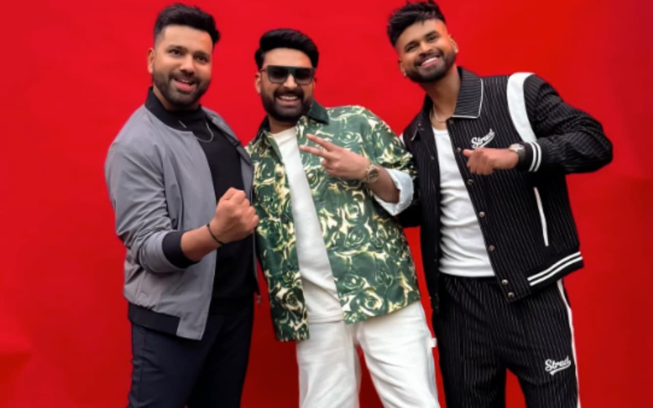 The Great Indian Kapil Show: कपिल शर्मा ने क्रिकेटर रोहित शर्मा-श्रेयस अय्यर संग दिए स्टाइलिश पोज, जानें कहां और कितने बजे आएगा एपिसोड