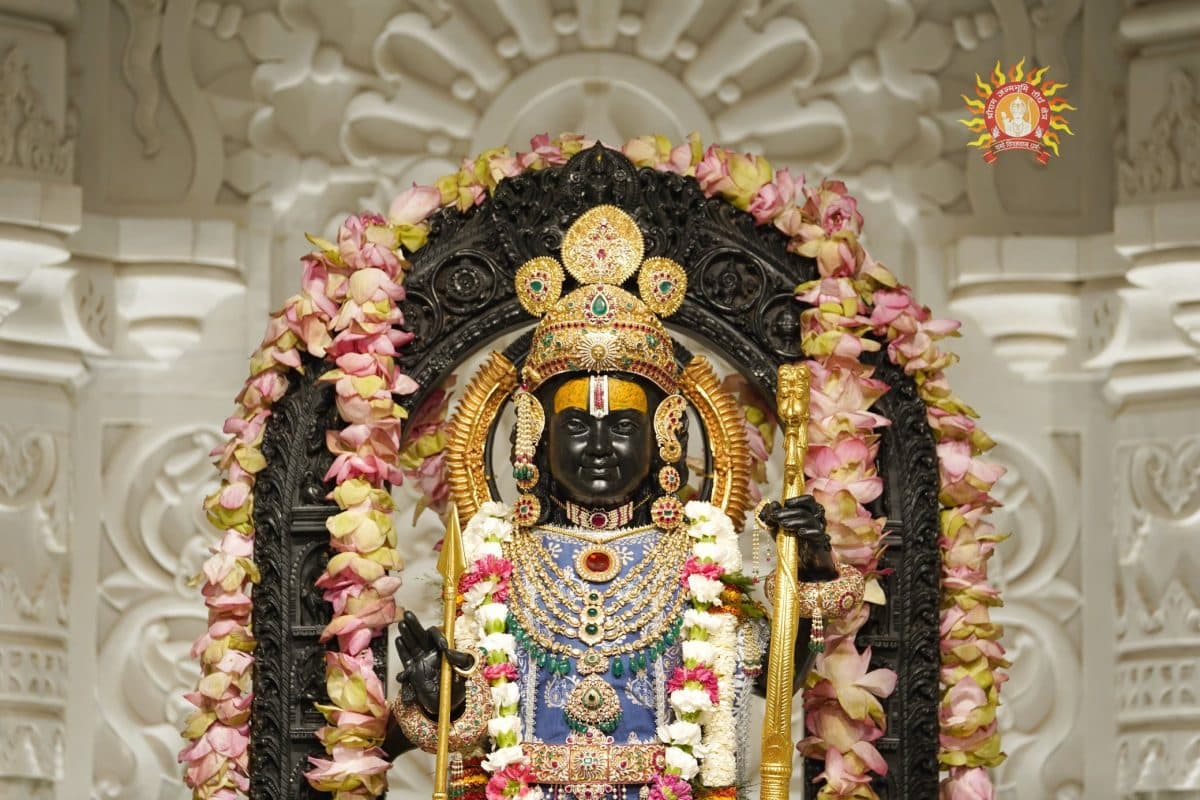 Ayodhya Ram Mandir: अयोध्या राम मंदिर में श्री रामलला का सूर्य तिलक प्रभात खबर पर लाइव