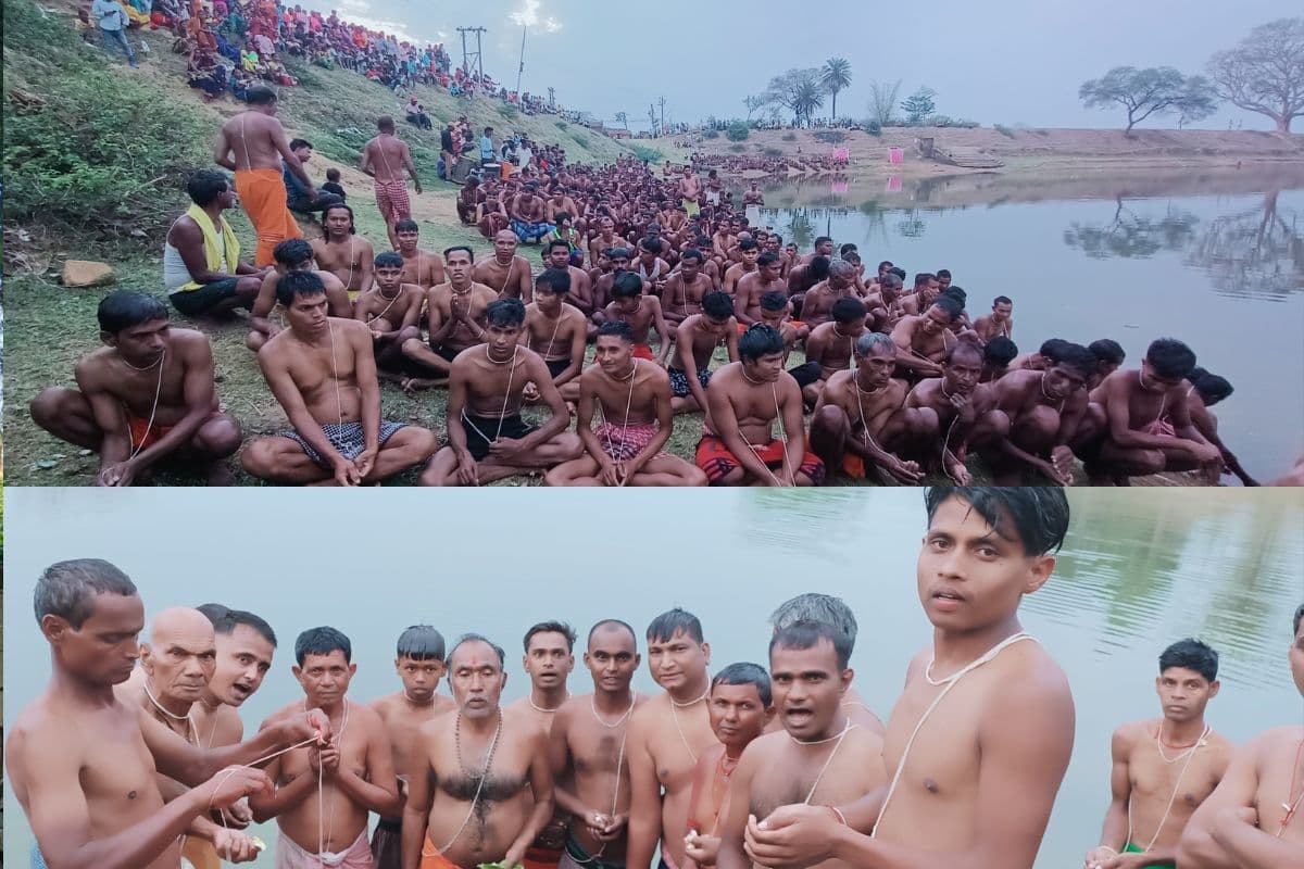 भगता परब: लोटन करते भगतिया पहुंचे शिवालय, बाबा भोलेनाथ व बूढ़ा बाबा के जयकारे से गूंज उठा बोकारो का सिंहपुर