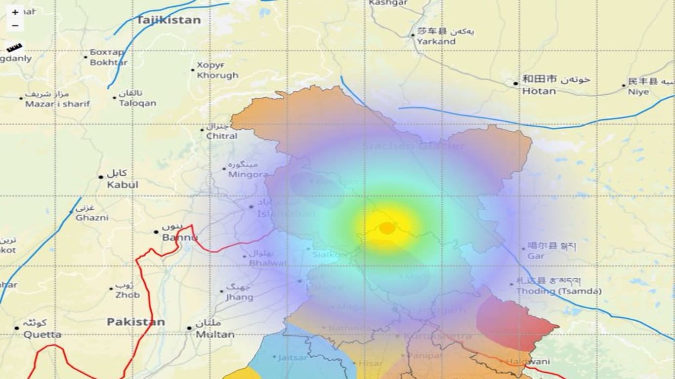 Earthquake: हिमाचल प्रदेश के चंबा में 5.3 तीव्रता का भूकंप, उत्तर भारत के कई हिस्सों में झटके महसूस किये गये