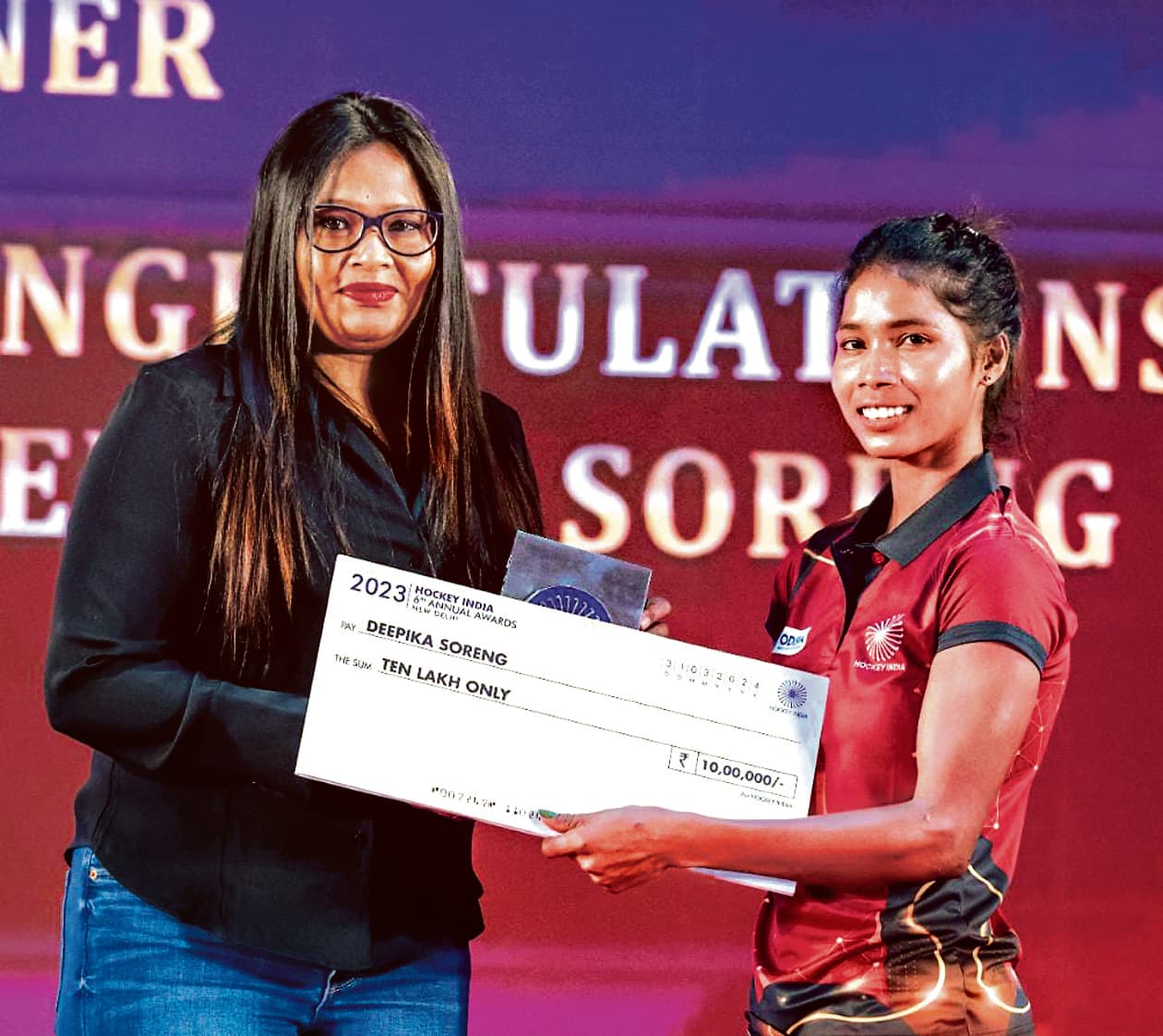 झारखंड की सलीमा टेटे को हॉकी इंडिया प्लेयर ऑफ द ईयर का अवार्ड