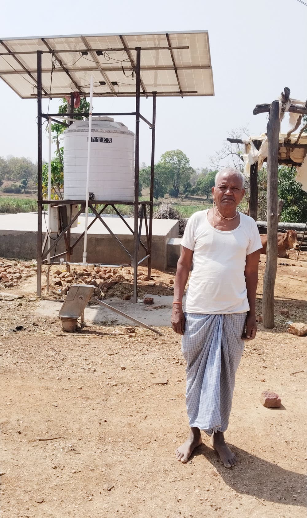 कसियाडीह गांव में जलमीनार खराब